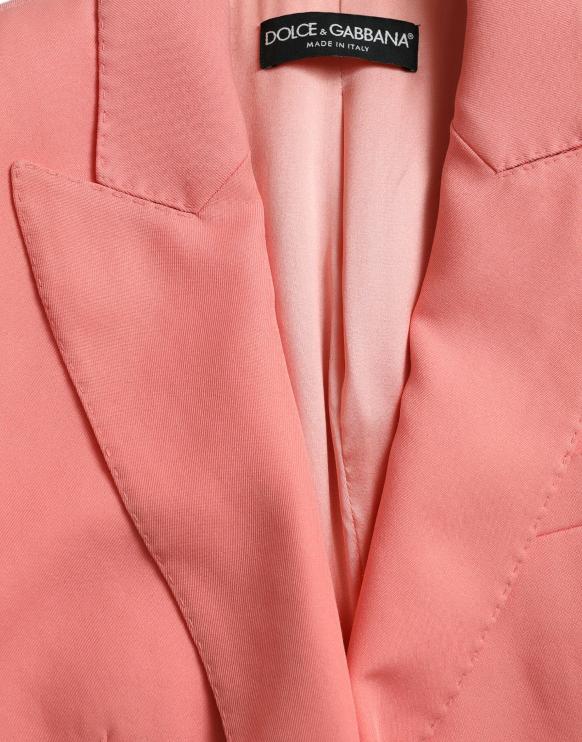Dolce & Gabbana Pink Single-Breasted Blazer