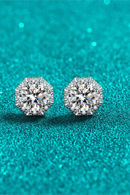 2 Carat Moissanite Stud Earrings - Undeniably LUXE