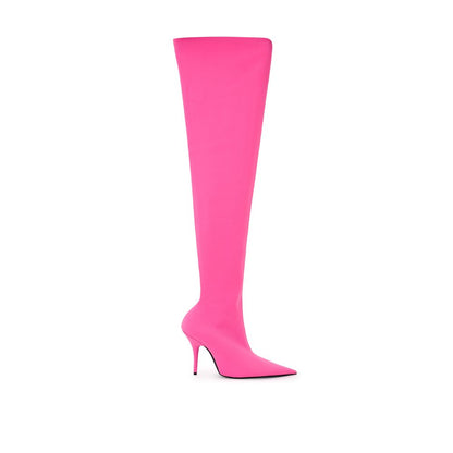 Pink Polyester Boot