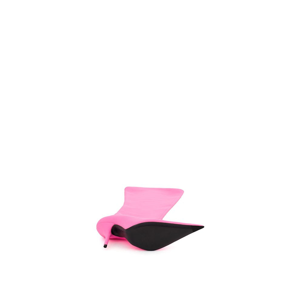 Pink Polyester Boot