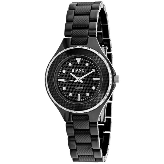 Black Ceramic 32mm Quartz Bracelet Watch