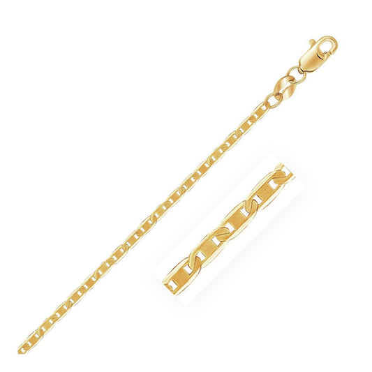 Yellow Gold Mariner Link Bracelet