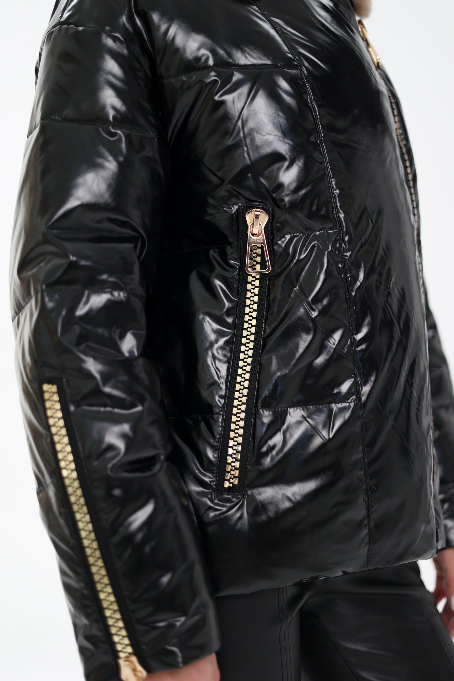 Mink Fur Down Fill Jacket