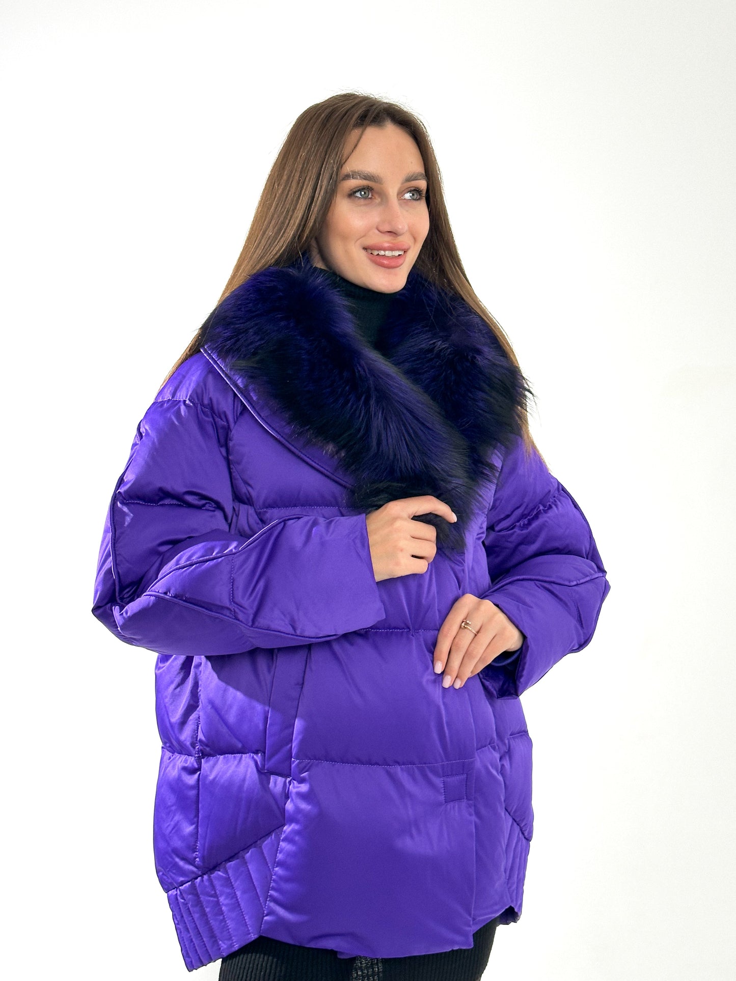 Silver Fox Premium Down Fill Coat