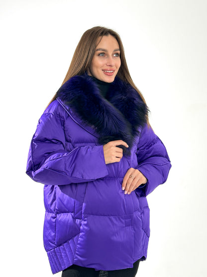 Silver Fox Premium Down Fill Coat