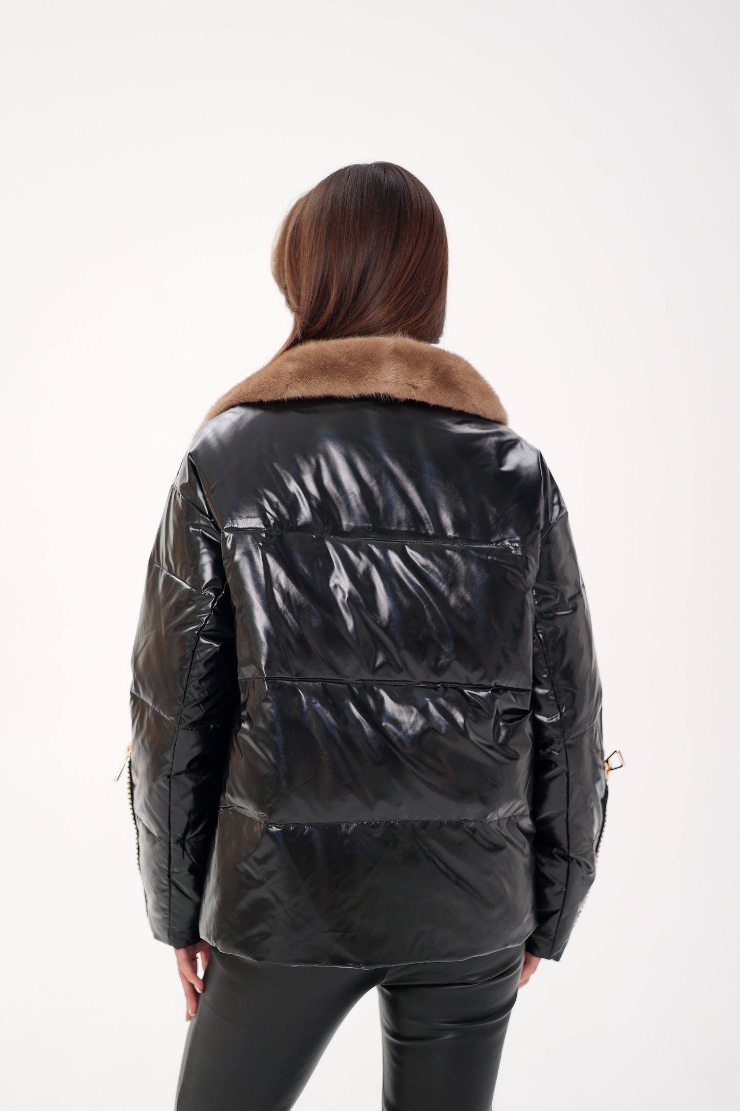 Mink Fur Down Fill Jacket