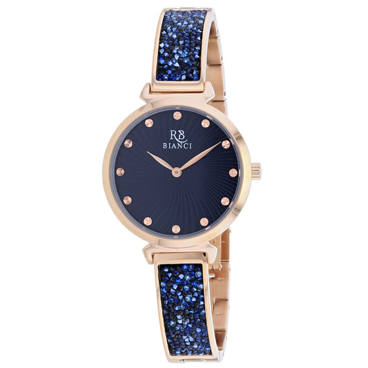 Roberto Bianci Brillare Rose Gold-Tone Stainless Steel Watch