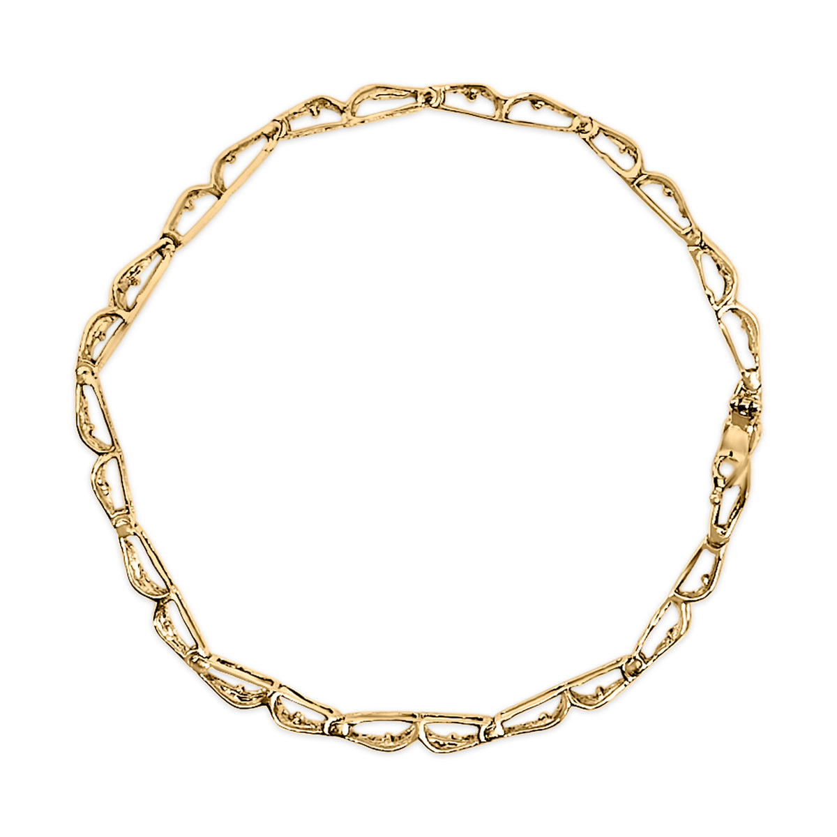 Roberto Coin Luce Baguette Diamond Link Bracelet