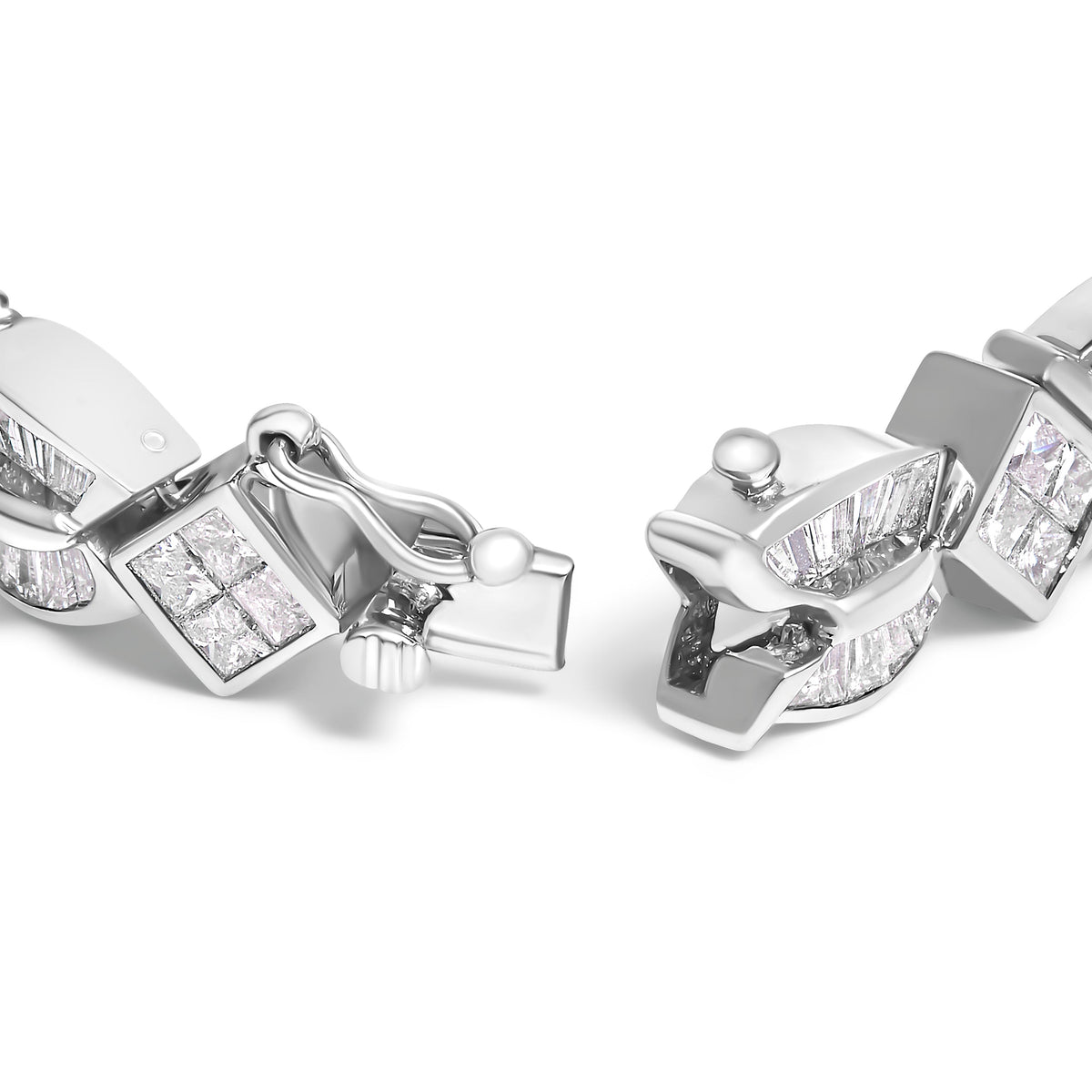 UndeniablyLuxe Fine Jewelry Geometric Twist Diamond Bracelet