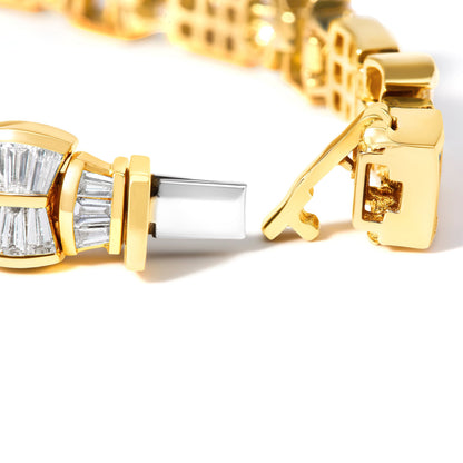 Undeniablyluxe Fine Jewelry Diamond Bow And Box Link Tennis Bracelet