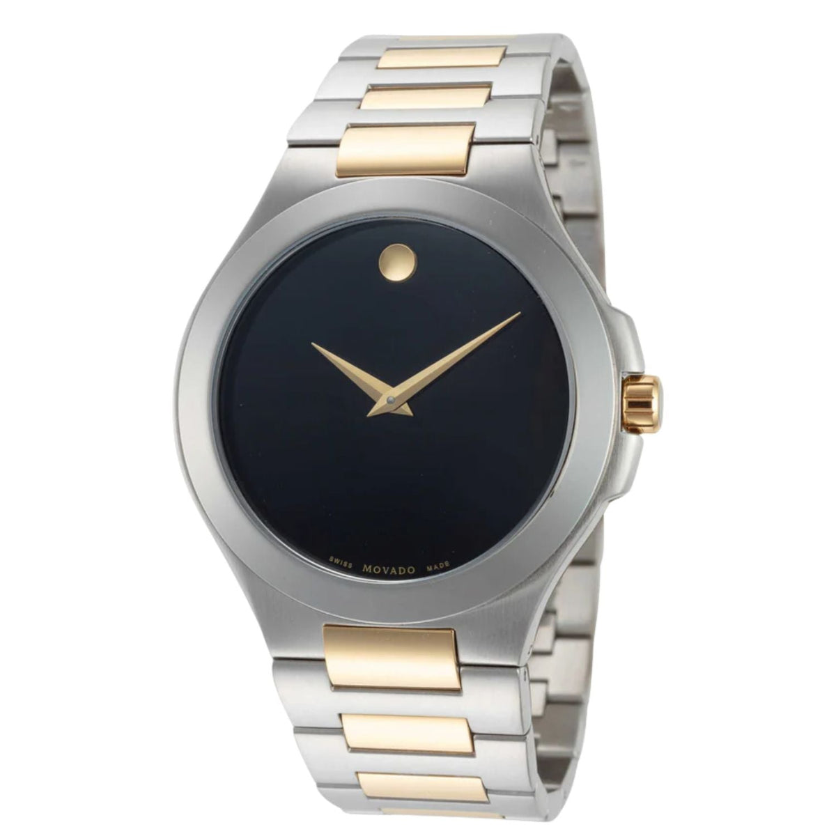 Movado Classic Black Stainless Steel Bracelet Watch