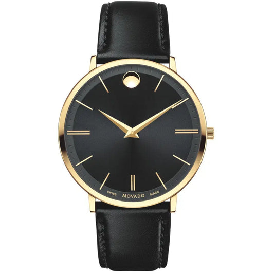 Stainless Steel Black Dial Quartz Watch