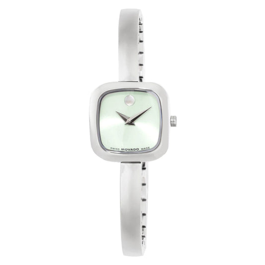 Stainless Steel Green Dial Bracelet Watch