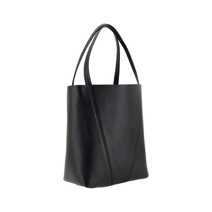 Chloé Spin Black Calf Leather Shoulder Bag