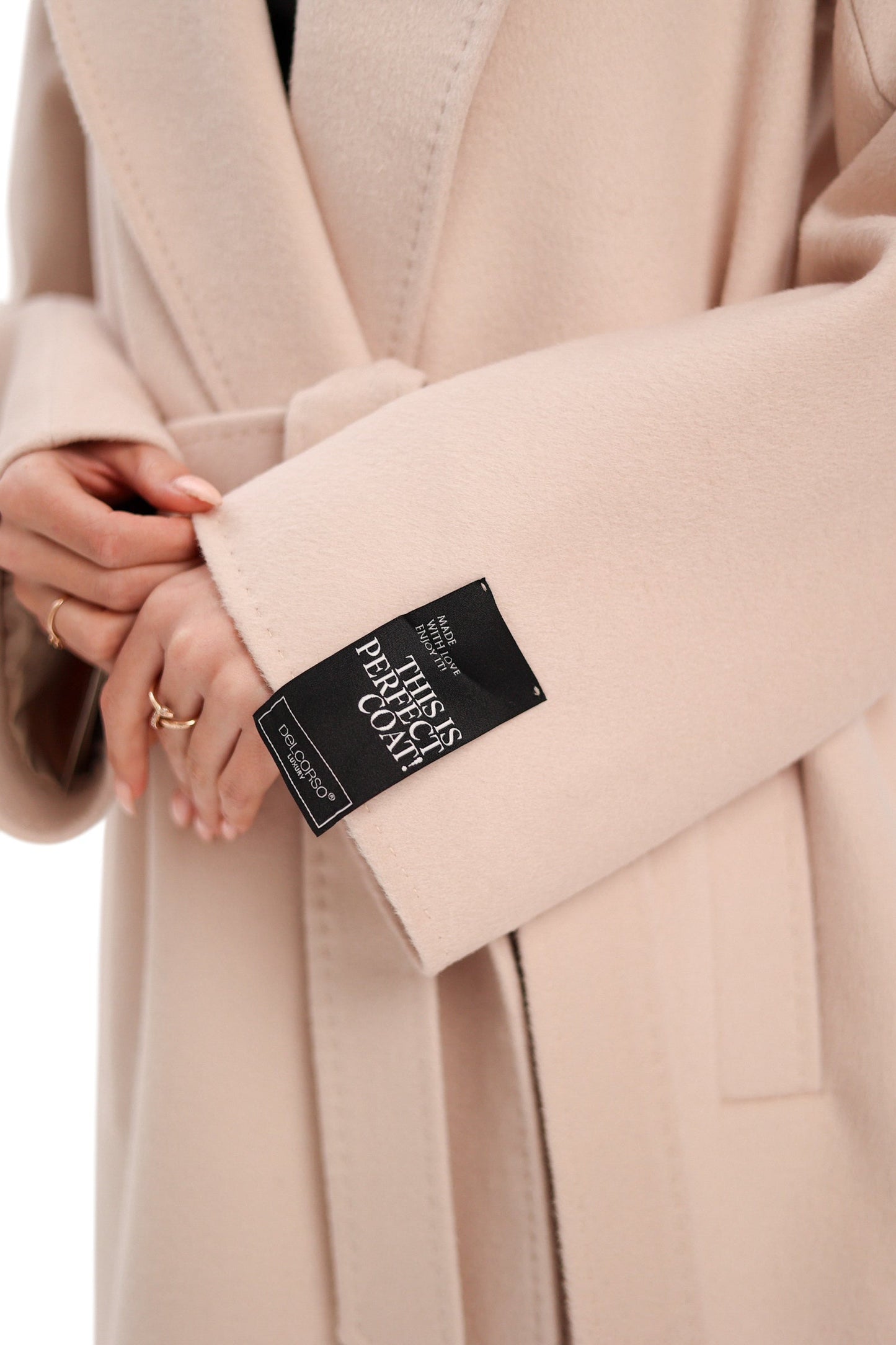 Chester Wool Cashmere Coat Praline Coat