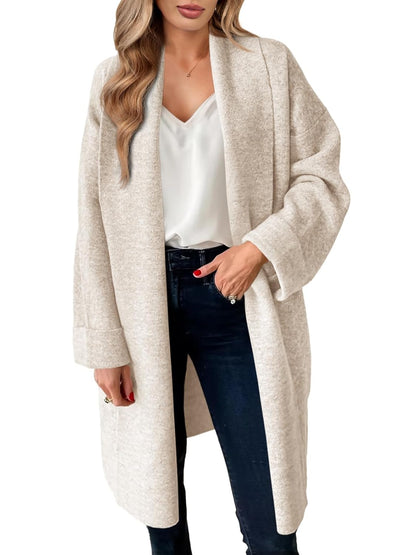 Long Cardigan Sweaters Chunky Open Front Oversized Slouchy Knit Fall Trendy Coatigan Jackets