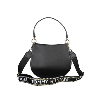 Black Polyester Handbag