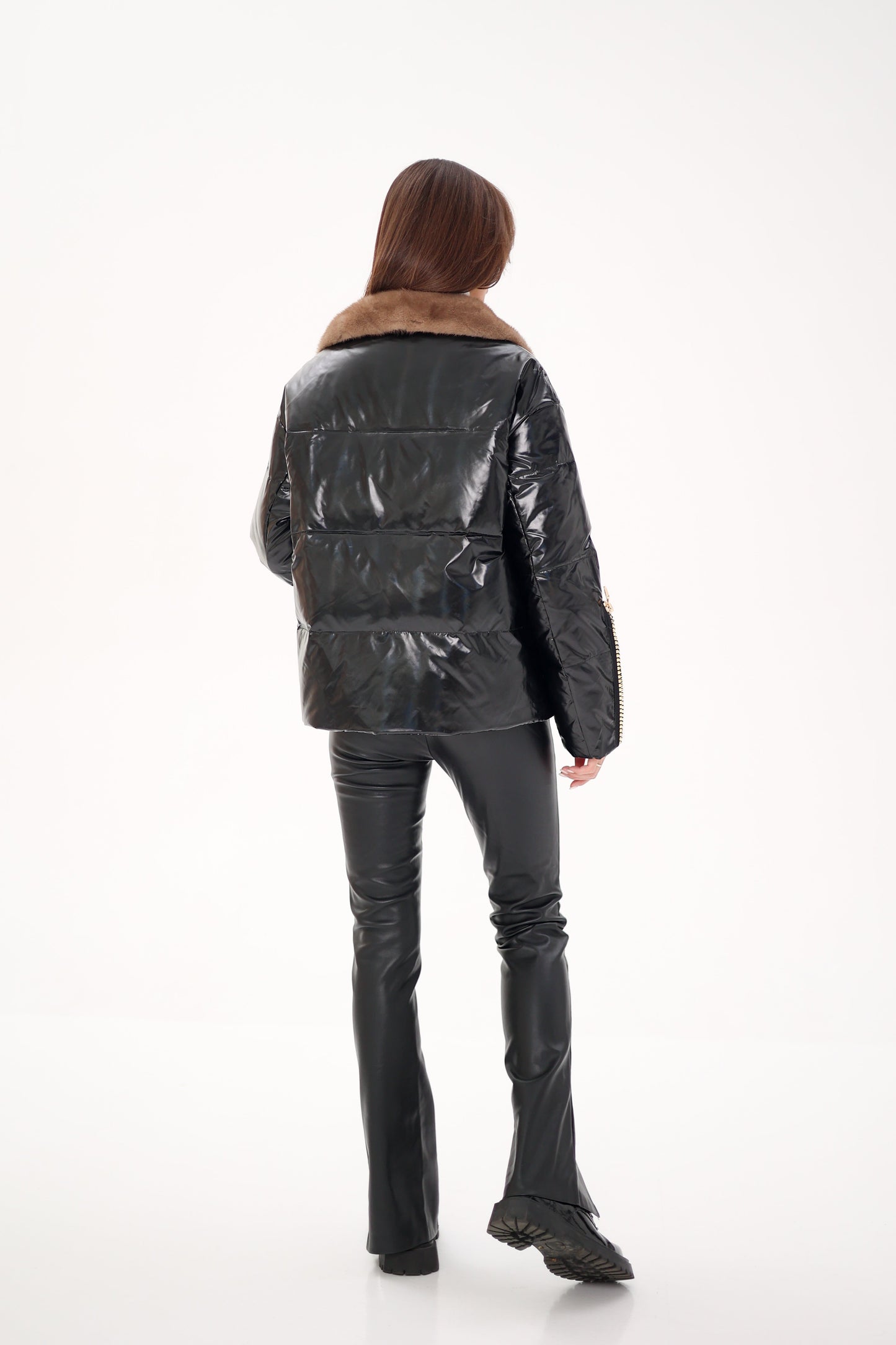 Mink Fur Down Fill Jacket