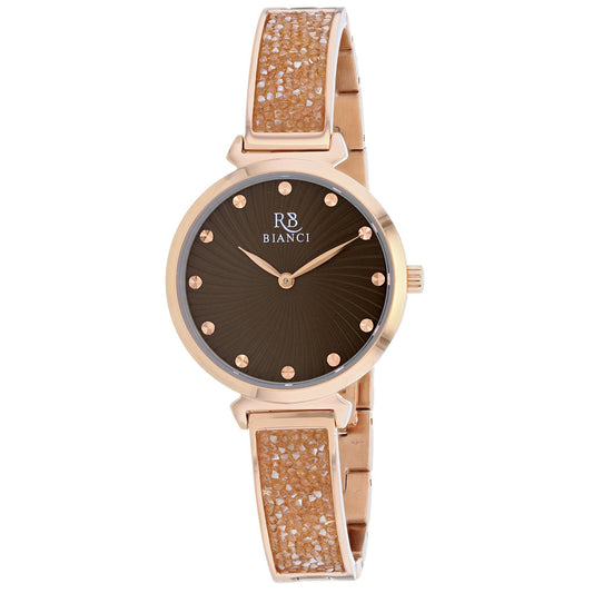 Roberto Bianci Brillare Rose Gold Stainless Steel Watch