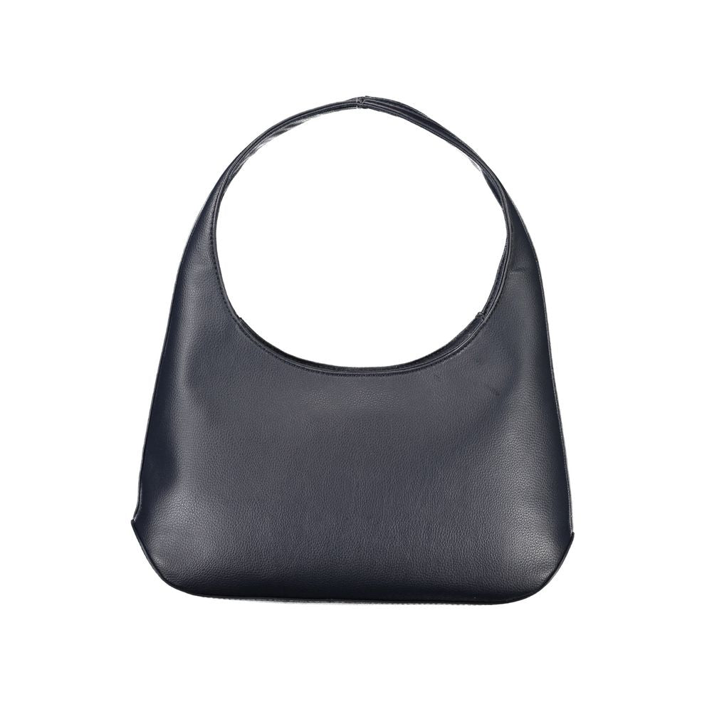 Blu Polyurethane Women Handbag