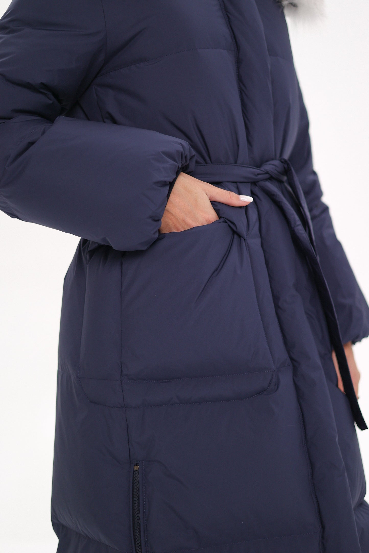 Silver Fox Down Fill Coat