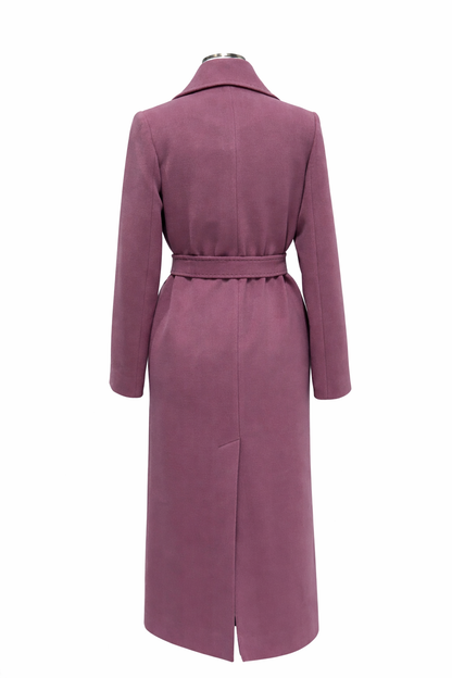 Harrington Classic Wraparound Overcoat in Rose