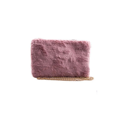 Chic Faux Fur Evening Clutch Bag - Undeniably LUXE