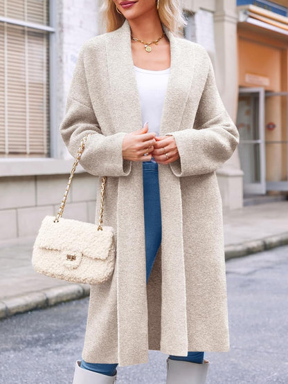Long Cardigan Sweaters Chunky Open Front Oversized Slouchy Knit Fall Trendy Coatigan Jackets