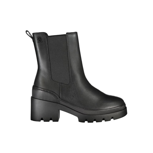Black Leather Women's Boot