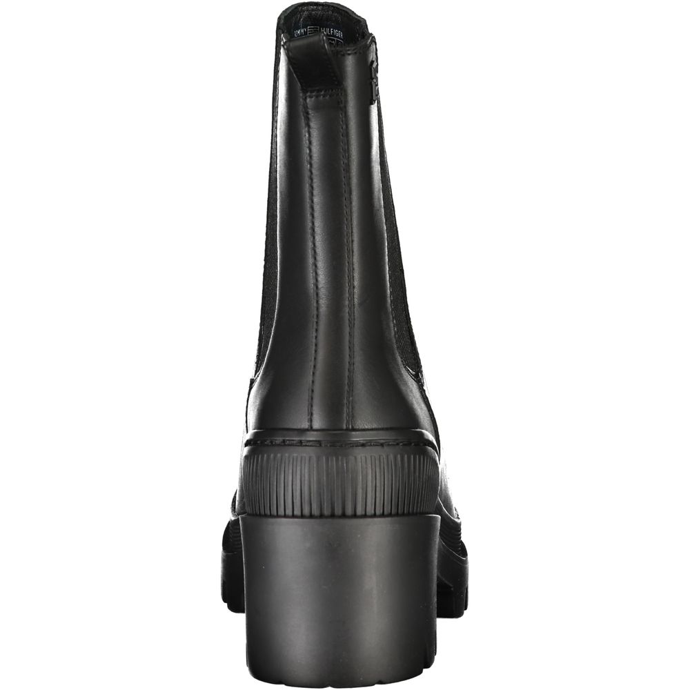 Black Leather Women's Boot