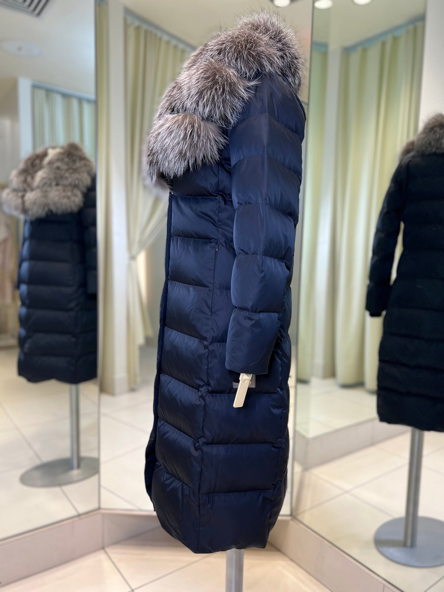 Kaimana Fox Fur Trim Down Coat
