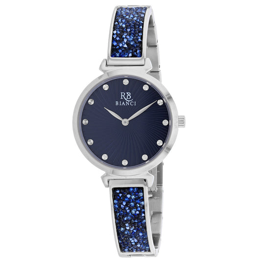 Roberto Bianci Brillare Blue Dial Stainless Steel Watch