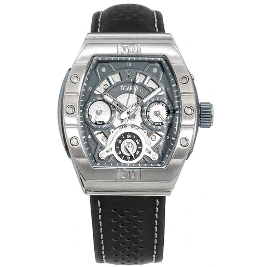 Egard Patiot Classica Women's Black Leather Watch