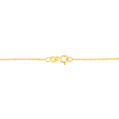 Yellow Gold Plated Sterling Silver 1.0 Cttw Diamond Composite Heart Pendant Necklace
