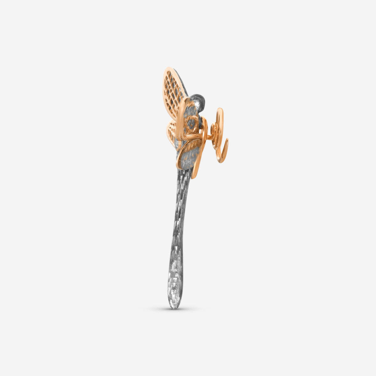 LUGANO - 18K Rose Gold Kite Diamond Brooch (Gross: 3.28gr.; DIA: 0.20ct. twd.) - 8009715
