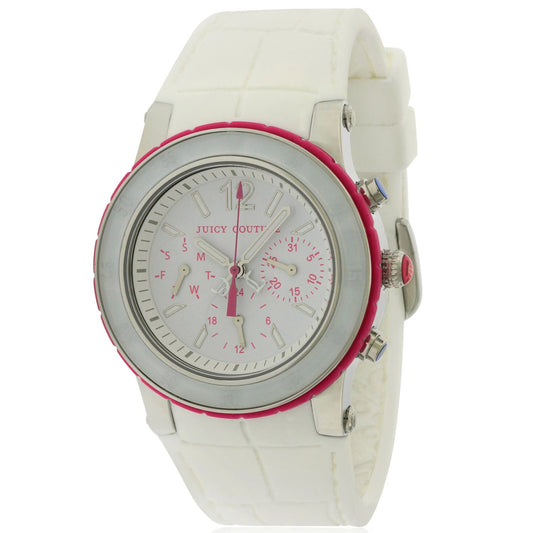Juicy Couture HRH White Dragon Fruit White Rubber Watch