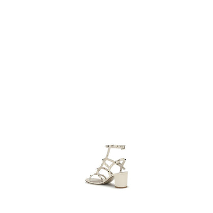 Beige Calf Leather Bos Taurus Sandals
