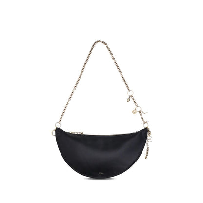 Chloé Icons Chain Black Calfskin Shoulder Bag