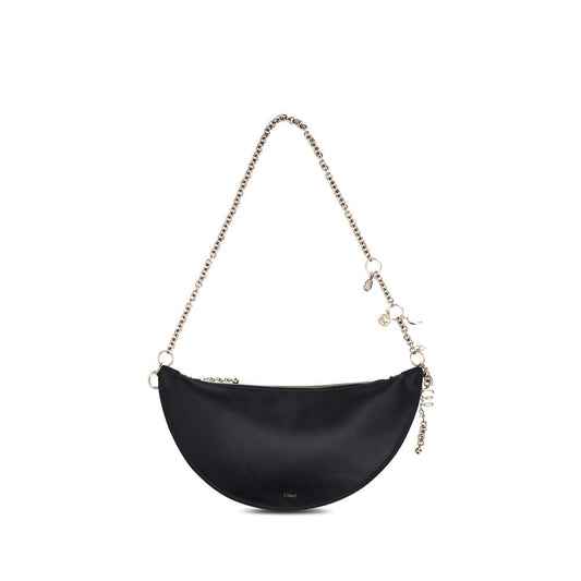 Chloé Icons Chain Black Calfskin Shoulder Bag