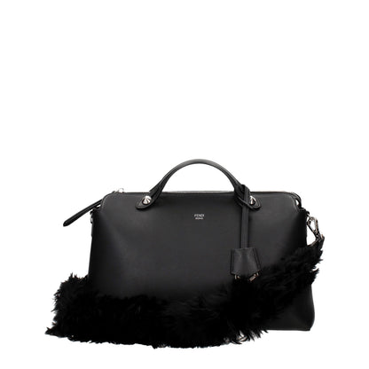 Fendi Strap You Black Leather Shoulder Strap