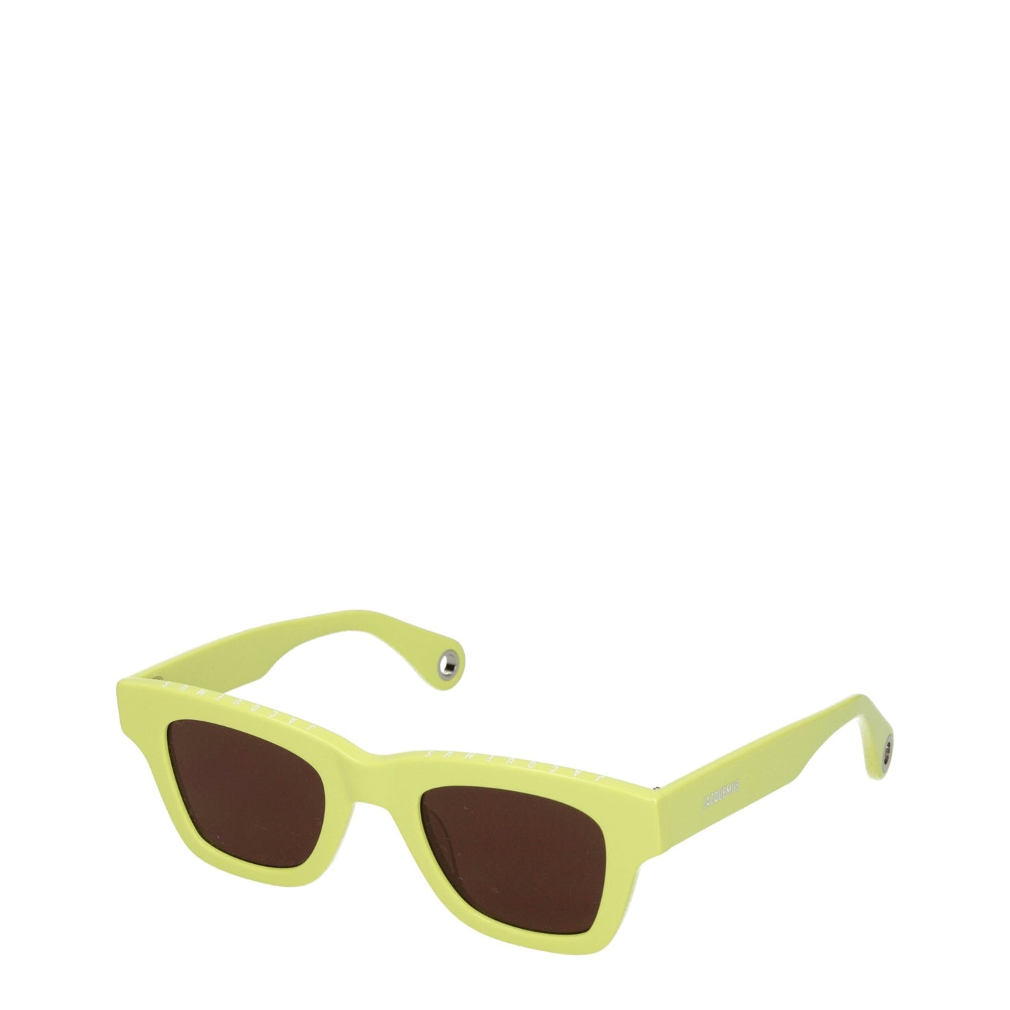 Jacquemus Les Lunettes Baci Yellow Acetate Sunglasses