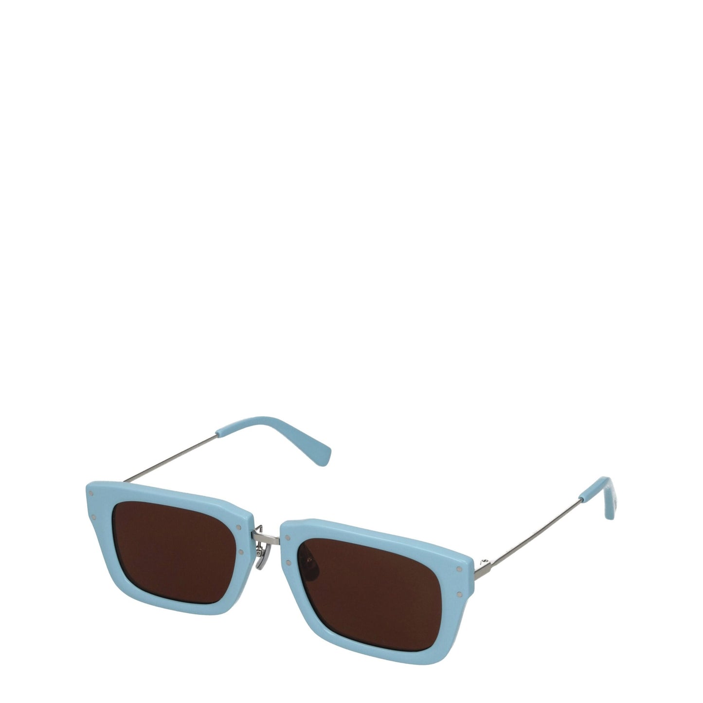 Jacquemus Square Light Blue Acetate Sunglasses