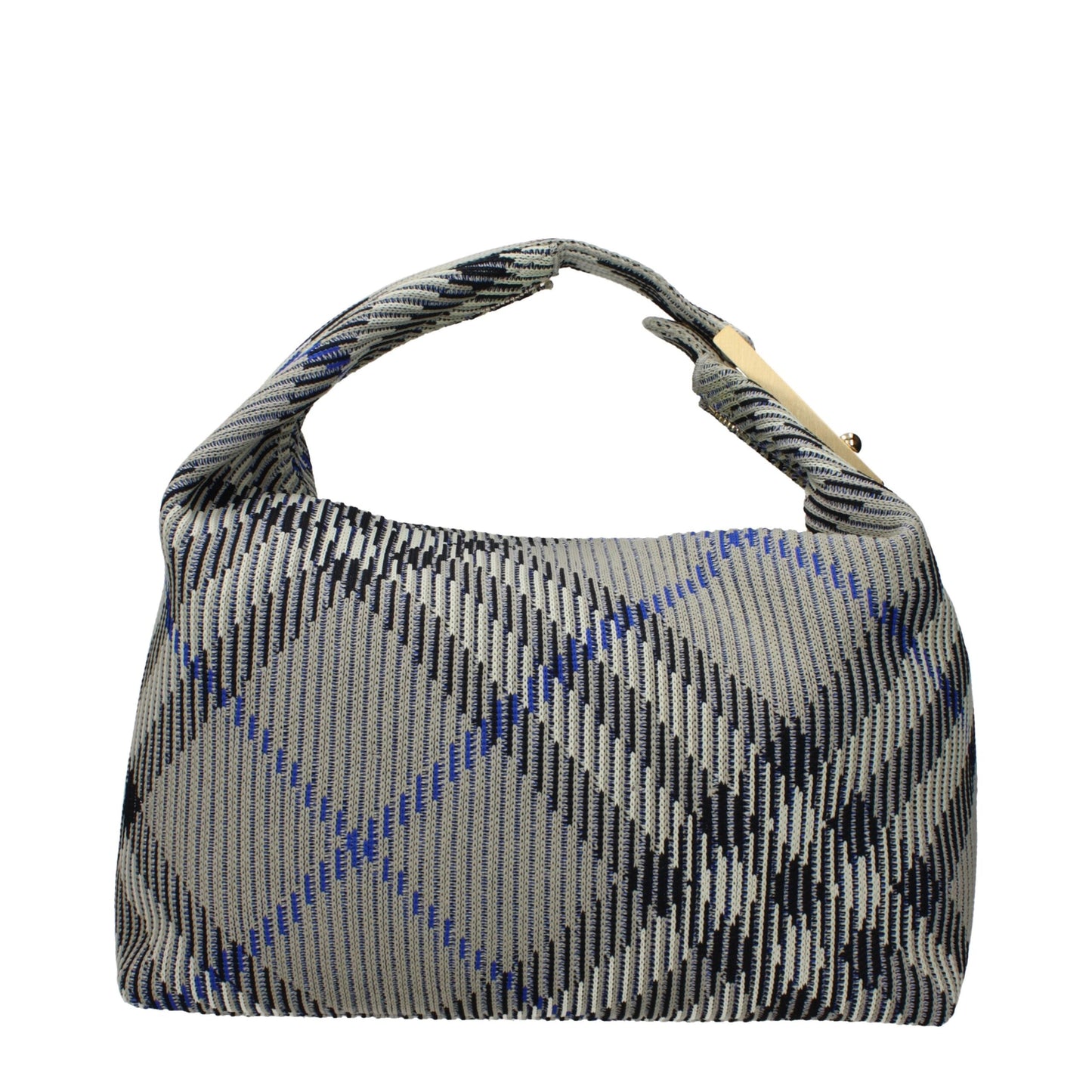 Burberry Medium Peg Lichen Check Canvas Tote