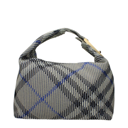 Burberry Medium Peg Lichen Check Canvas Tote