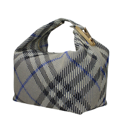 Burberry Medium Peg Lichen Check Canvas Tote