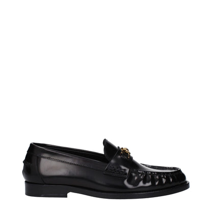 Versace Medusa Black Patent Leather Loafers