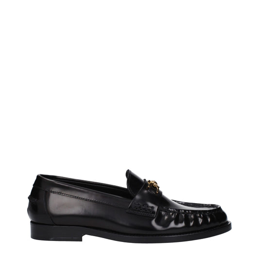 Versace Medusa Black Patent Leather Loafers
