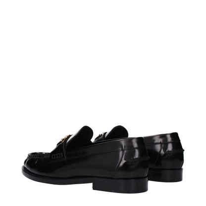 Versace Medusa Black Patent Leather Loafers