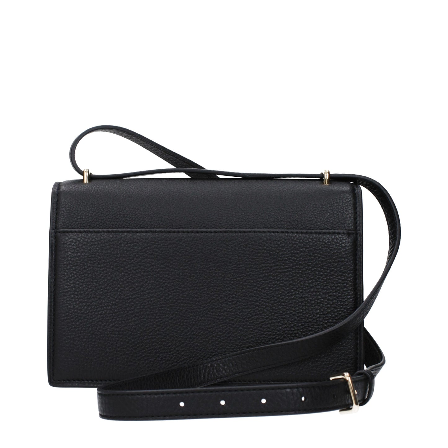 Black Leather Crossbody Bag