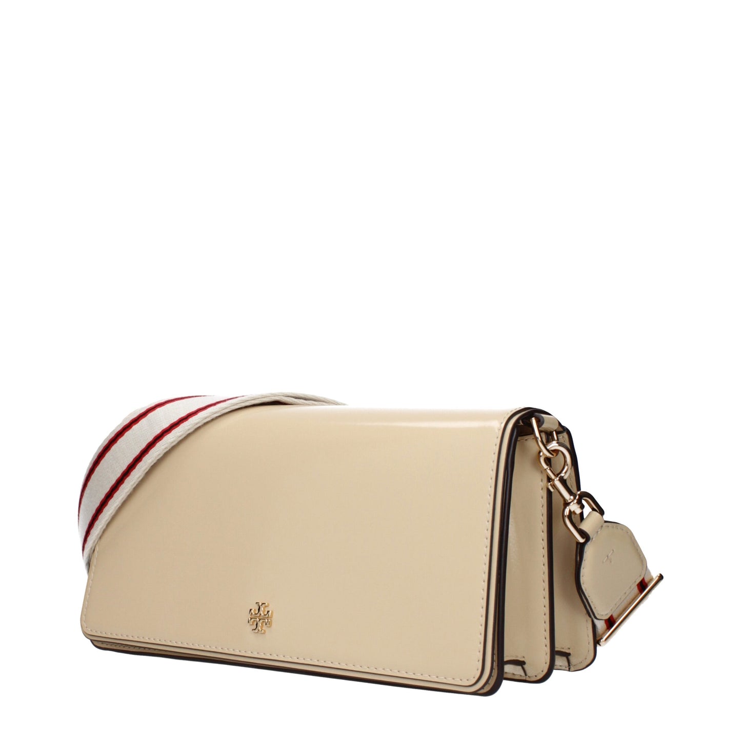 Beige Leather Crossbody Bag